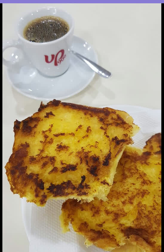 Café fresco na Padaria Buenas